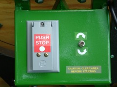 Tumbler control panel closed